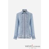 Van Laack selyem blúz mintával 230102 720 Celissa