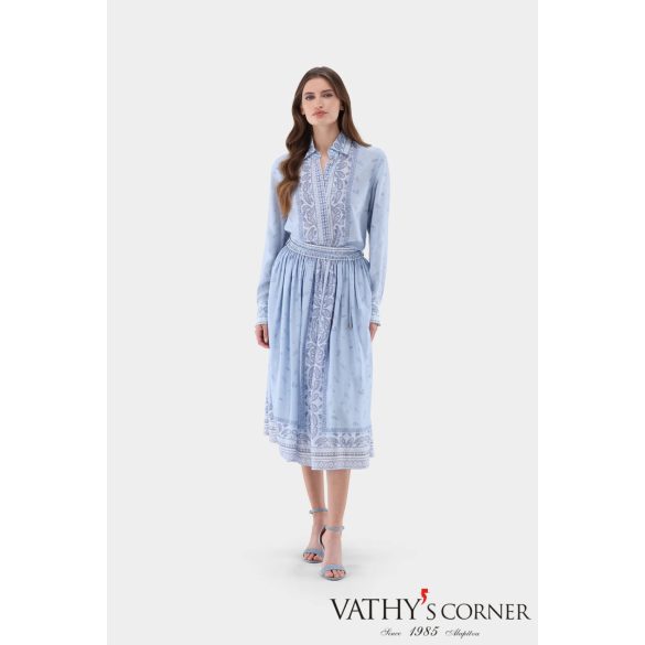 Van Laack selyem blúz mintával 230102 720 Celissa