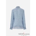 Van Laack selyem blúz mintával 230102 720 Celissa