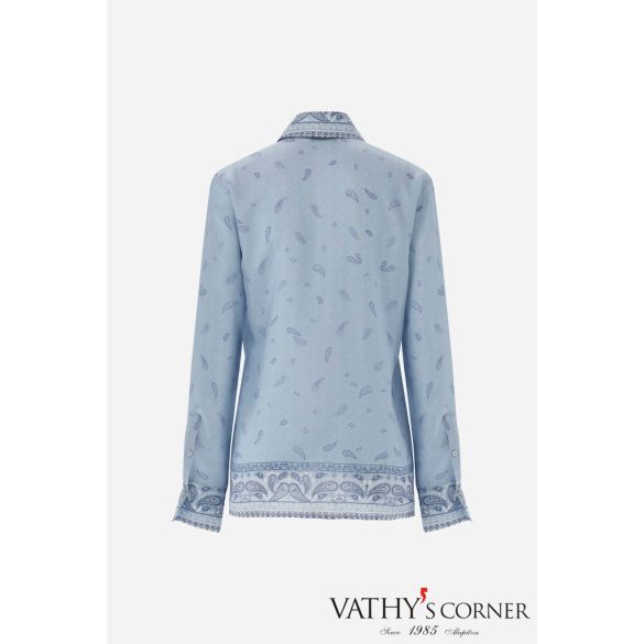 Van Laack selyem blúz mintával 230102 720 Celissa