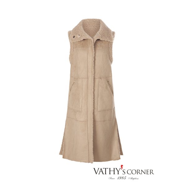 Riani báránybőr megjelenésű kifordítható mellény 385560/5417  805