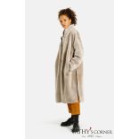 Werner Christ kifordítható hosszú báránybőr kabát 72 2359 424 Madita 