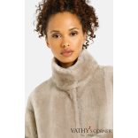 Werner Christ kifordítható hosszú báránybőr kabát 72 2359 424 Madita 