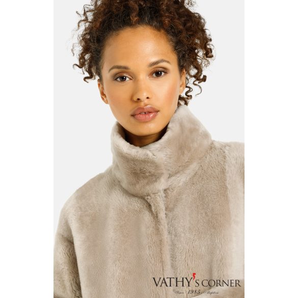 Werner Christ kifordítható hosszú báránybőr kabát 72 2359 424 Madita 