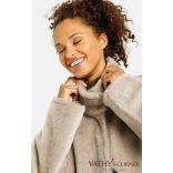 Werner Christ kifordítható hosszú báránybőr kabát 72 2359 424 Madita 