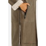 Werner Christ kifordítható hosszú báránybőr kabát 72 2359 424 Madita 