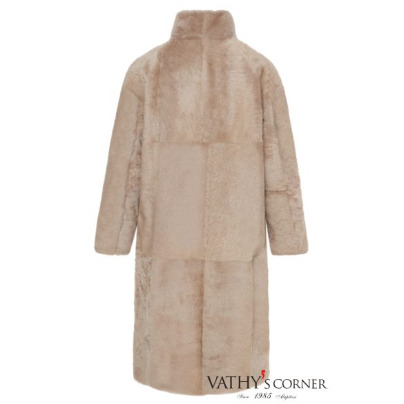 Werner Christ kifordítható hosszú báránybőr kabát 72 2359 424 Madita 