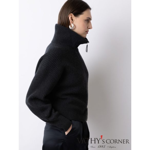 FTC kötött kasmír kardigán kétirányú cipzárral 10000-0050 988 