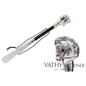 Pasotti ezüst ló cipőkanál cs w41