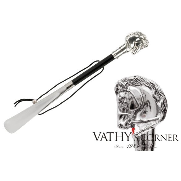 Pasotti ezüst ló cipőkanál cs w41