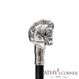 Pasotti ezüst ló cipőkanál cs w41