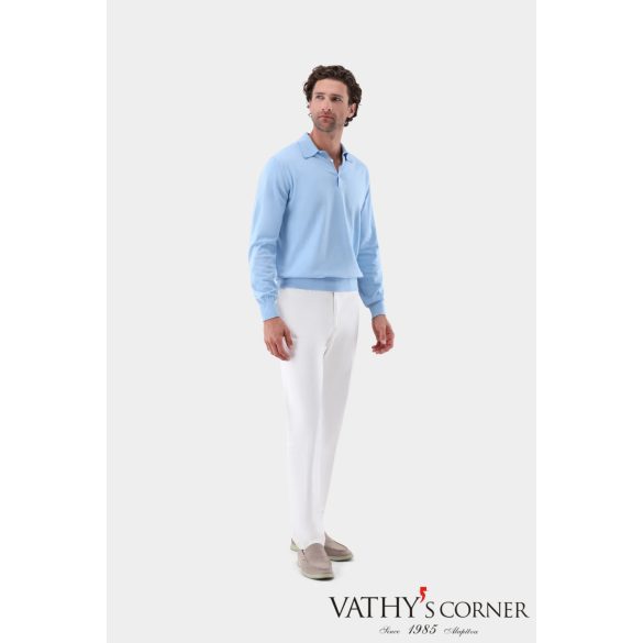 VanLaack vékony kötött pulóver selyem-pamut keverékéből S00376/730 