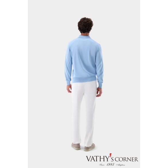 VanLaack vékony kötött pulóver selyem-pamut keverékéből S00376/730 