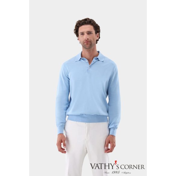 VanLaack vékony kötött pulóver selyem-pamut keverékéből S00376/730 