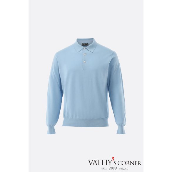 VanLaack vékony kötött pulóver selyem-pamut keverékéből S00376/730 