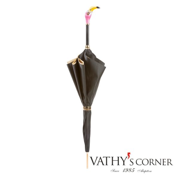 Pasotti női duplafalú esernyő flamingo fogantyúval 189 21065/30 K9 