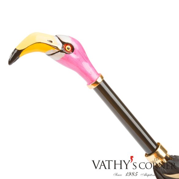 Pasotti női duplafalú esernyő flamingo fogantyúval 189 21065/30 K9 