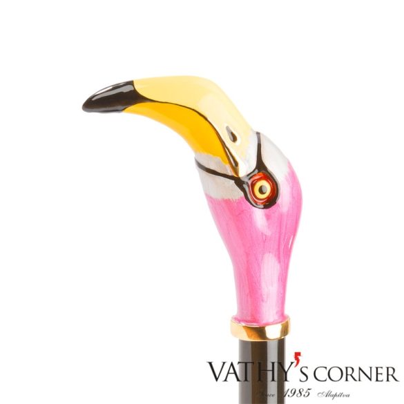 Pasotti női duplafalú esernyő flamingo fogantyúval 189 21065/30 K9 