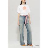 Luisa Cerano póló virágos grafikával 318233/7723 1006