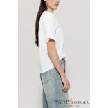 Luisa Cerano póló virágos grafikával 318233/7723 1006