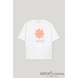 Luisa Cerano póló virágos grafikával 318233/7723 1006