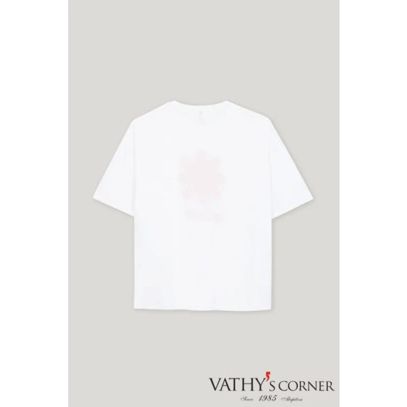 Luisa Cerano póló virágos grafikával 318233/7723 1006