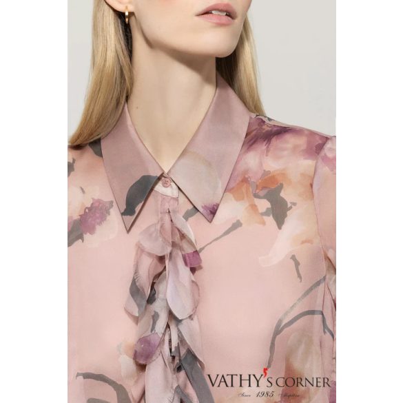 Luisa Cerano selyem blúz virágmintával 228611/3772 4299 