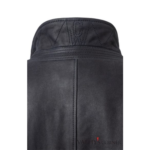 Werner Christ férfi Clint velúr háromnegyedes kabát ( len bélés)