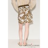 Luisa Cerano levélmintás bermuda 698660/3622 