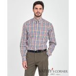 Paul&shark Pamut puplin kockás ing COP3009 146 