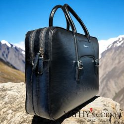 Santoni dombornyomott bőr akatatáska AOP2U50 