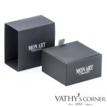 Mon Art hengeres kialakítású mandzsettagombok Baton /TP 