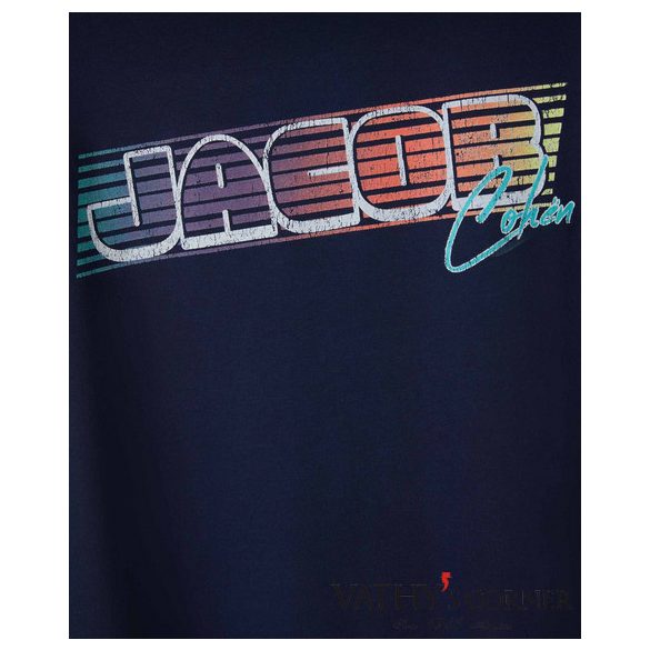 Jacob Cohen férfi póló nyomtatott Logóval JX1230066 Y64 