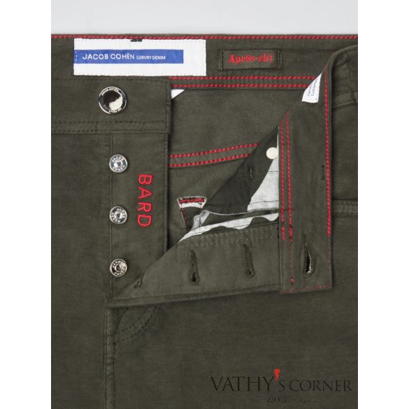 Jacob Cohen Bard Slim Fit sztreccs düftin nadrág 54S3649 R97 