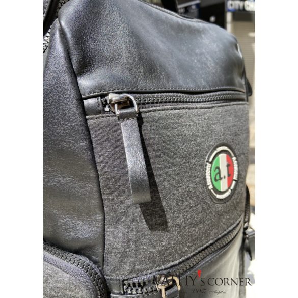 a.testoni  bőr hátizsák BU05284 FLAG 