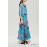 Luisa Cerano hosszú szoknya hibiszkusz mintával 518275/3745 2519  