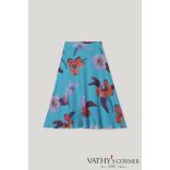 Luisa Cerano hosszú szoknya hibiszkusz mintával 518275/3745 2519  