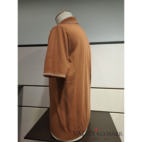 Bertolo galléros selyemkeverékű póló 902543/002549 1191