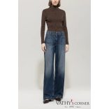 Luisa Cerano álló nyakú pulóver gyapjúkeverékből 128725/5933 780