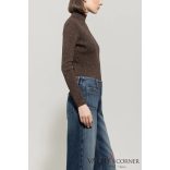 Luisa Cerano álló nyakú pulóver gyapjúkeverékből 128725/5933 780