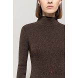 Luisa Cerano álló nyakú pulóver gyapjúkeverékből 128725/5933 780