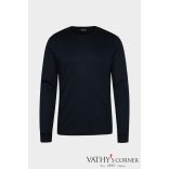 vanLaack hosszú ujjú sötétkék svájci pamut póló 180031 790 PARO 