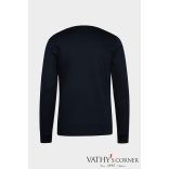 vanLaack hosszú ujjú sötétkék svájci pamut póló 180031 790 PARO 