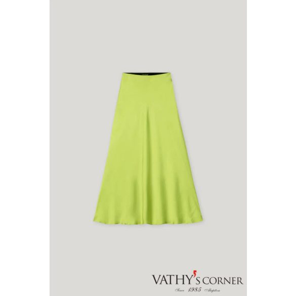 Luisa Cerano techno selyem hosszú szoknya 518280/2307 338 