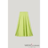 Luisa Cerano techno selyem hosszú szoknya 518280/2307 338 