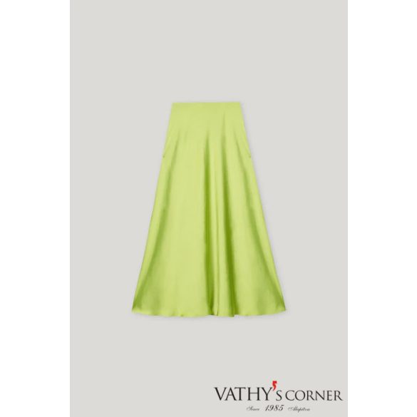 Luisa Cerano techno selyem hosszú szoknya 518280/2307 338 