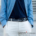 Athison rugalmas öv halszálkába fonva