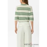 Luisa Cerano len kötött póló 138801/5345 3433 