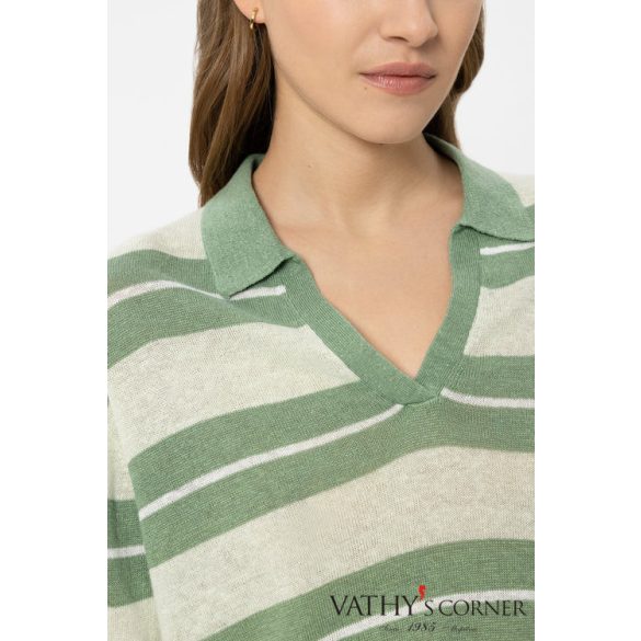 Luisa Cerano len kötött póló 138801/5345 3433 