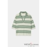 Luisa Cerano len kötött póló 138801/5345 3433 